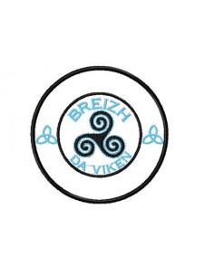 oeuf de pâques appliqué 10x10 cm