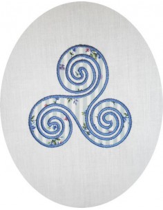 oeuf de pâques appliqué 10x10 cm