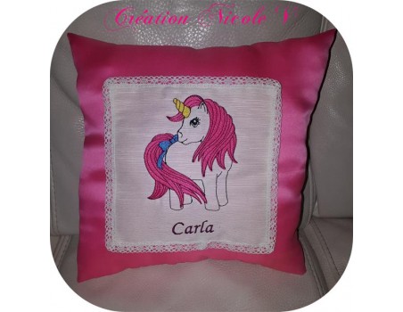 Instant download machine embroidery unicorn