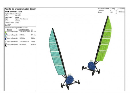 Instant download machine embroidery sailboat