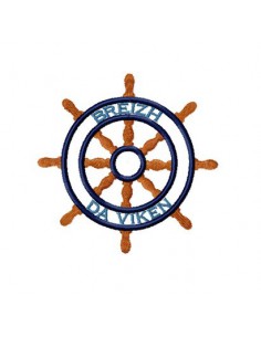 Motif de broderie barre de bateau