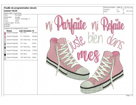 Instant download machine embroidery top sneaker