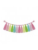 Machine Embroidery design tassel garland