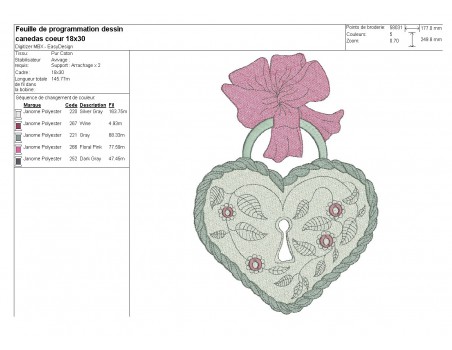 Instant download machine embroidery  heart quilting