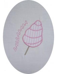 Motif de broderie barbapapa 2 fichiers
