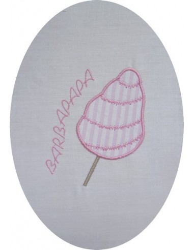 Motif de broderie barbapapa 2 fichiers