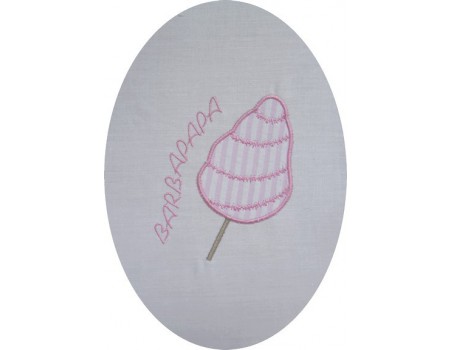 Motif de broderie barbapapa 2 fichiers