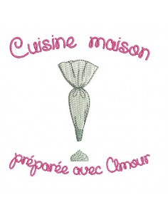 Instant download machine embroidery kitchen home made