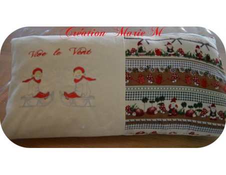 Motif de broderie luge