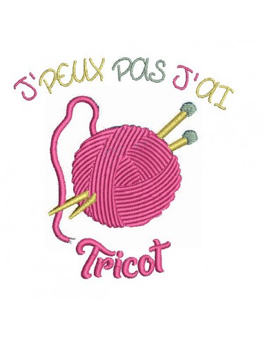 Motif de broderie machine tricot