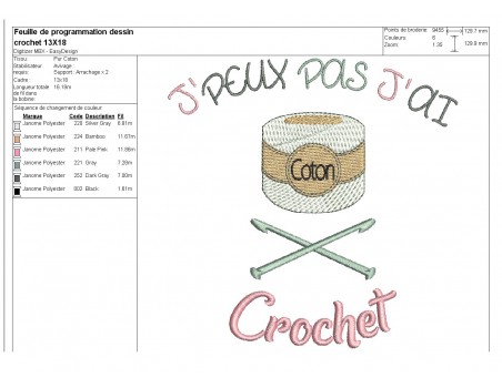 Instant download machine embroidery design knitting