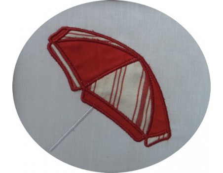 Motif de broderie parasol