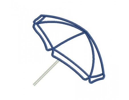 Motif de broderie parasol