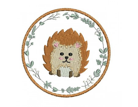 Instant download machine embroidery bear