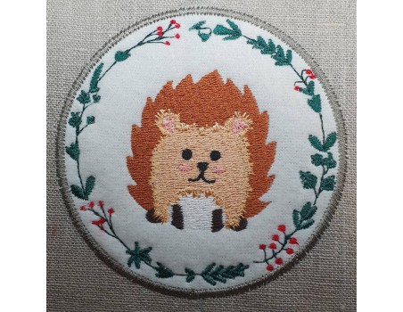 Instant download machine embroidery bear