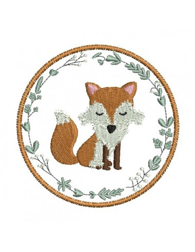 Instant download machine embroidery raccoon