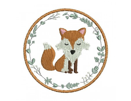 Instant download machine embroidery raccoon