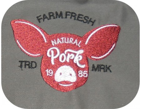 Instant download machine embroidery  beef