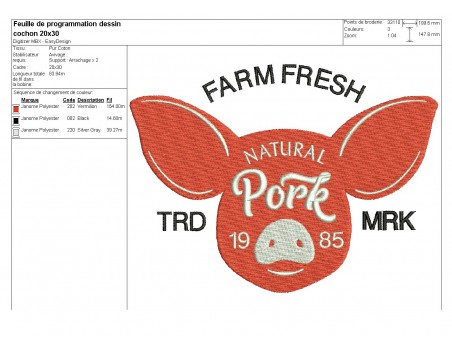 Instant download machine embroidery  beef