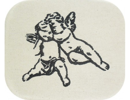 Instant download machine embroidery angel