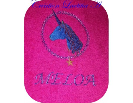 Instant download machine embroidery unicorn