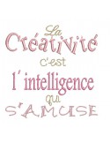 Embroidery design creativity