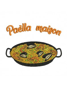 Instant download machine embroidery  Camargue rice