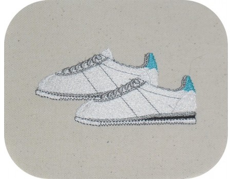 Instant download machine embroidery top sneaker