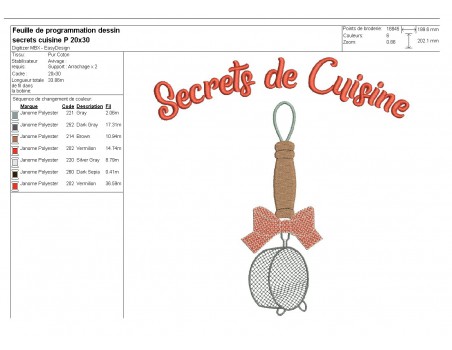 Instant download machine embroidery design family secrets flat spatula