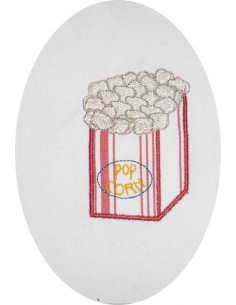 motif de broderie pop corn