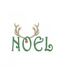 Instant download machine embroidery design Merry Christmas