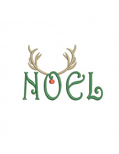 Motif de broderie machine joyeux noël