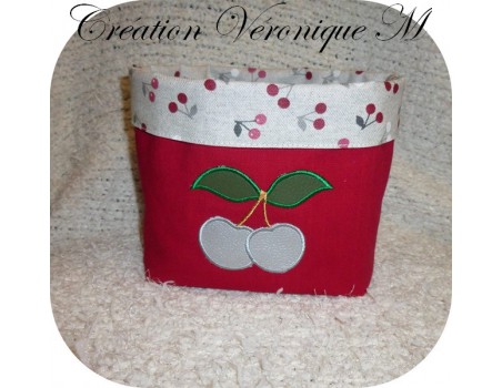 Motif de broderie Cerises