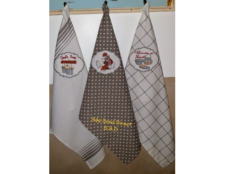 Motif de broderie machine oeufs frais