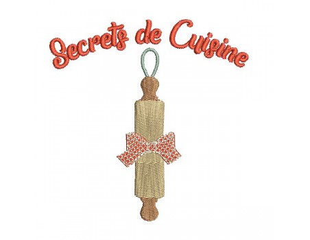 Instant download machine embroidery design family secrets round spatula