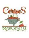 Instant download machine embroidery  cherries