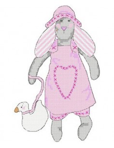 Grand lapin 18x30 cm