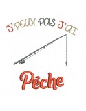 Instant download machine embroidery design fishing rod