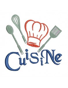 Motif de broderie machine cuisine