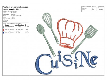 Instant download machine embroidery  kitchen