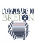 Motif de broderie machine la marinière du breton