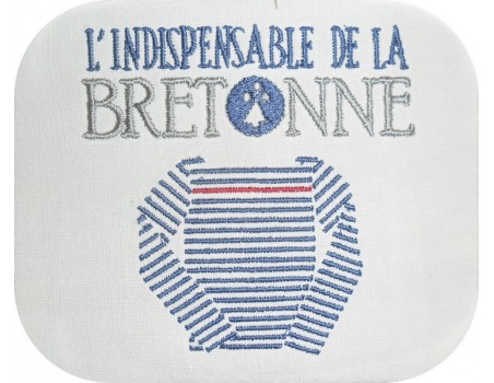 Instant download machine embroidery  Breton sailor