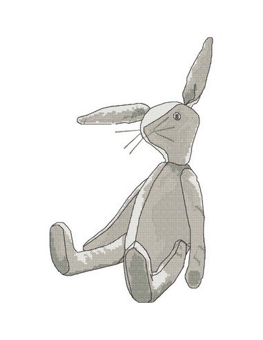 Lapin doudou 13x18