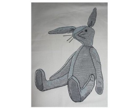 Lapin doudou 13x18