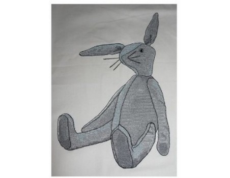 Lapin doudou 13x18