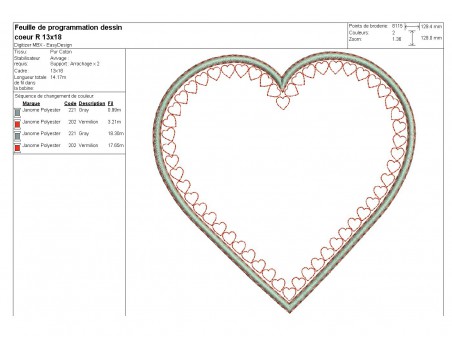 Instant download machine embroidery  heart quilting