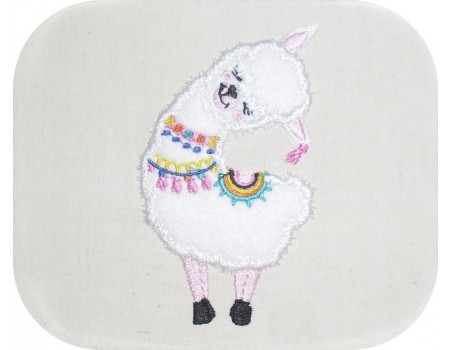 Instant download machine embroidery lama