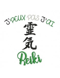 Motif de broderie machine reiki