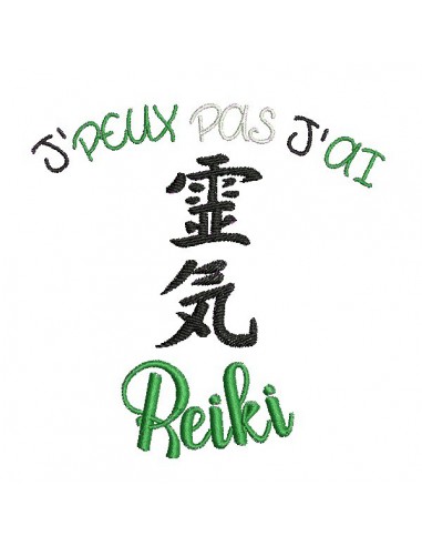 Motif de broderie machine reiki