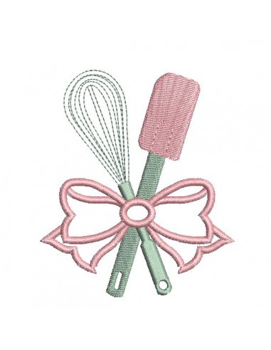 Instant download machine embroidery cutlery applique